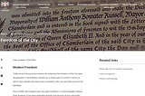 Freeman of The City