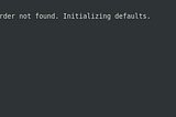 How to Fix : System BootLoader not found. Initializing defaults.
