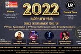 URFCLUB — New Years Eve 2022 at Schaumburg Indian Grill Bar & Banquet