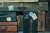 antique suitcases