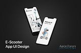 Segway E-Scooter UI App Design: A Product Design Case Study