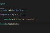 Basics of c#