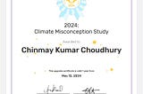 Climate Misconception Study