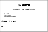 How to Write a Better Resume