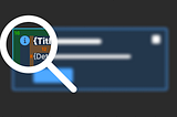 Masthead image of an UI component being inspected for space padding and margins.