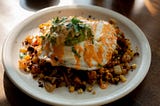 Photo of Corn Beef Sweet Potato Hash.