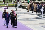 Trump On The Arab-Purple Carpet!