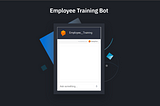 Employee Traning Bot Using Google Dialogflow