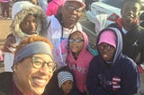 A family photo taken at Walk for the Cure Breast Cancer Walk in Jackson, MS