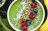 Super Green Smoothie Bowl (plant based)