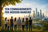 Ten Commandments for Modern Mankind
