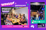 WINGS at Gamescom 2024| Hosting Events, Presenting the WINGS Award, and Many Great Chats