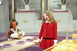 Bratty Veruca Salt being her greedy, horrible self