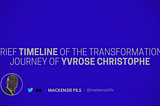 A Brief Timeline of the Transformational Journey of Yvrose Christophe