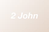 2 John