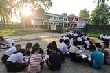 Students of Ma Vi Bijaybasti, Thori-4, Parsa by Kumod Kumar Sah