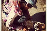 Skateboard maintenance: in the Malagasy tradition.