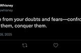 Doubt and Fear are Natural