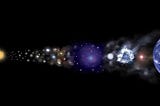 The Big Bang: a series of steps down an energy staircase