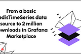 From a basic RedisTimeSeries data source to 2 million downloads in Grafana Marketplace