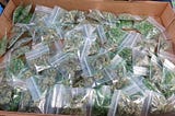 Some bags of weed