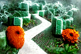 A Path of Mint Bricks