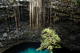 Trou de Bone sinkhole in Mare Island, New Caledonia