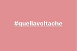 #quellavoltache: Asia Argento Is One of Us