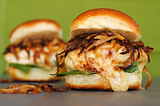 French Onion Chicken Sandwiches