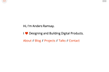 Building Your First Portfolio Website? These are some tips to consider…