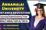 Annamalai University Distance Education Admission