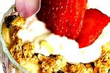 Banana Dessert — Summer Berry Parfait with Yogurt and Granola