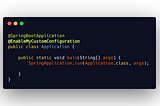 Custom Spring Boot Configuration with Annotation