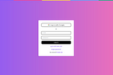 Figma Login page with react-hook-form and tailwind