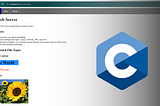 Creating a Web Server using C