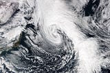 英文維基百科「溫帶氣旋」代表照片