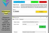 Ethereum Tool