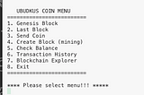 Creating Simple Cryptocurrency using C# and .NET Core
 — Part 2. Menu and Database