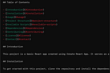 Understanding the structure of a React project