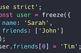 Constant evolution in JS