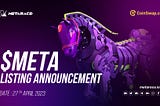 🚀 MetaRace’s $META token is getting listed on April 27th! 🎉🐎