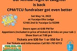 Our Annual Night of Laughter is back, CPM/TUC fundraiser got even better