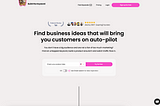 Find online business ideas with Build The Keyword