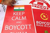 #Boycott China’s first major public test in India
