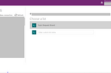 Topic Request Board List Option in PowerApps