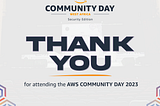 AWS Community Day West African Event 2023 Report