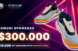 Gemuni sponsors $300,000 to kick off Runnow.io’s Partnership NFT Sneakers collection