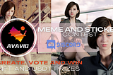Avavio Virtual Human NFT Sticker and Meme Contest!