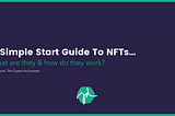 a simple start guide to NFTs