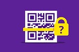 QR code with yellow lock